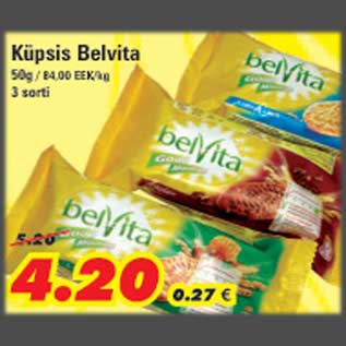 Allahindlus - Küpsis Belvita