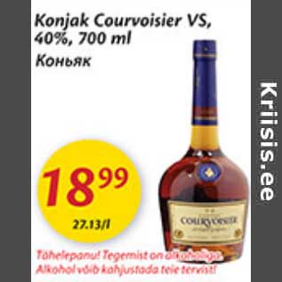 Allahindlus - Konjak Courvoisier VS