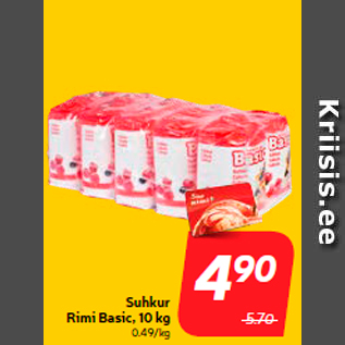 Скидка - Сахар Rimi Basic, 10 кг