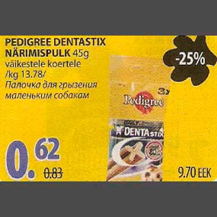 Allahindlus - Pedigree Dentastix närimispulk