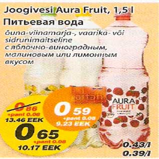 Allahindlus - Joogivesi Aura Fruit