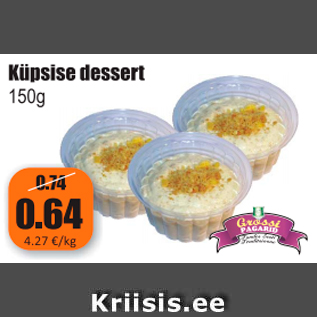 Allahindlus - Küpsise dessert 150 g