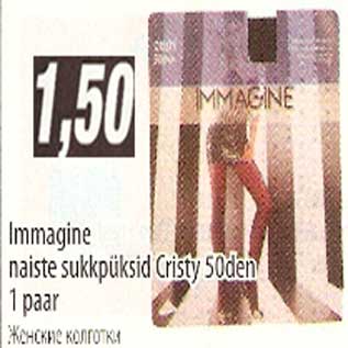 Allahindlus - Immagine naiste sukkpüksid Cristy