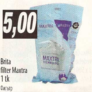 Allahindlus - Brita filter Maxtra