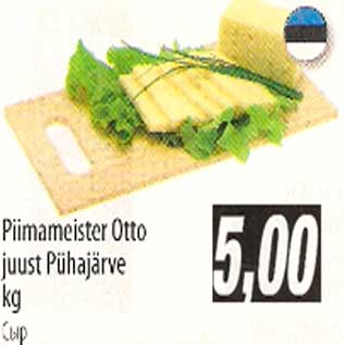 Allahindlus - Piimameister Otto juust Pühajärve