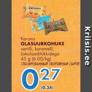 Allahindlus - Karums GLASUURKOHUKE