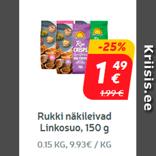 Allahindlus - Rukki näkileivad Linkosuo, 150 g