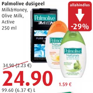 Allahindlus - Palmolive dušigeel