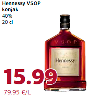 Allahindlus - Hennessy VSOP konjak