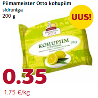 Allahindlus - Piimameister Otto kohupiim