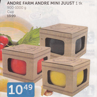 Allahindlus - ANDRE FARM ANDRE MINI JUUST 1 TK