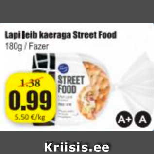 Allahindlus - Lapi leib kaeraga Street Food