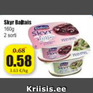 Allahindlus - Skyr Baltais