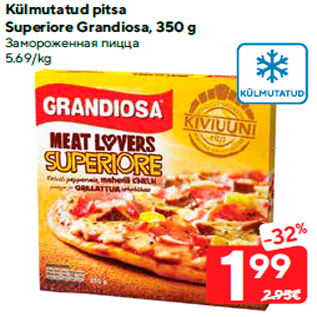 Allahindlus - Külmutatud pitsa Superiore Grandiosa, 350 g