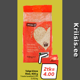 Allahindlus - Valge kinoa Rimi, 400 g