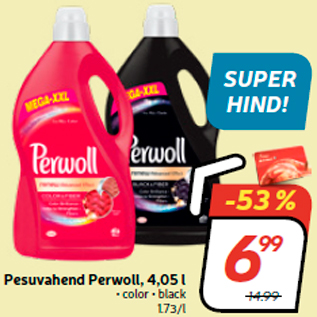 Скидка - Моющее средство Perwoll, 4,05 л