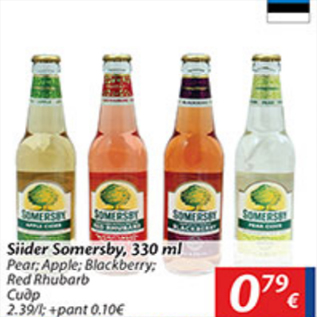 Allahindlus - Siider Somersby, 330 ml