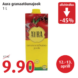 Allahindlus - Aura granaatõunajook