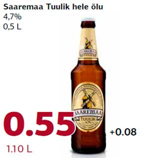 Allahindlus - Saaremaa Tuulik hele õlu
