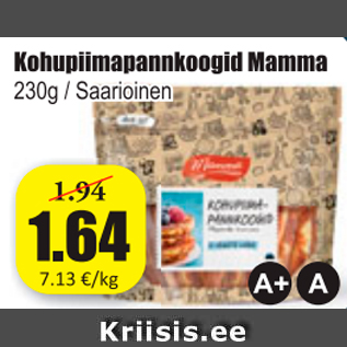 Скидка - Творожные блинчики Mamma