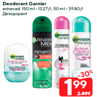 Allahindlus - Deodorant Garnier