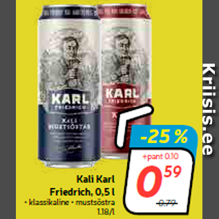 Allahindlus - Kali Karl Friedrich, 0,5 l