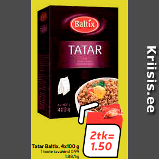Allahindlus - Tatar Baltix, 4x100 g