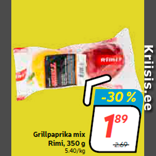 Allahindlus - Grillpaprika mix Rimi, 350 g