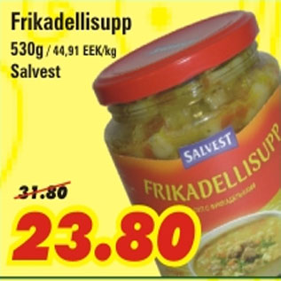 Allahindlus - Frikadellisupp Salvest