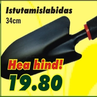 Allahindlus - Istutamislabidas