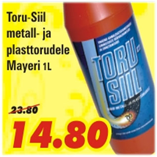 Allahindlus - Toru-Siil metall- ja plasttorudele Mayeri