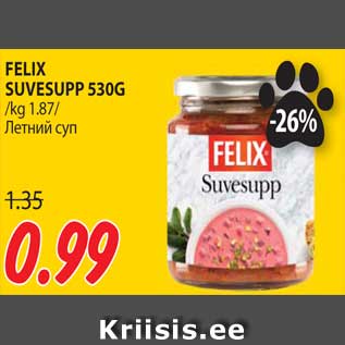 Allahindlus - FELIX SUVESUPP 530G