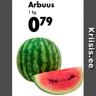 Allahindlus - Arbuus 1 kg