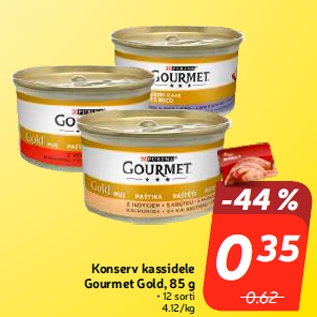 Allahindlus - Konserv kassidele Gourmet Gold, 85 g