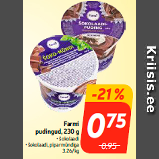 Allahindlus - Farmi pudingud, 230 g