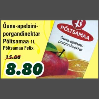 Allahindlus - Õuna-apelsini-porgandinektar Põltsamaa