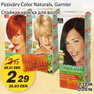 Allahindlus - Püsivärv Color Naturals, Garnier