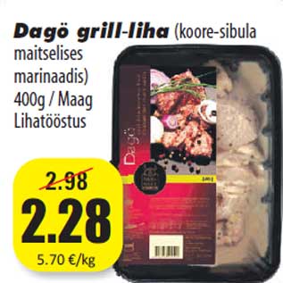 Allahindlus - Dagö grill-liha