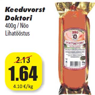 Allahindlus - Keeduvorst Doktori