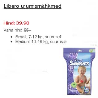 Allahindlus - Libero ujumismähkmed