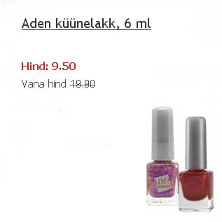 Allahindlus - Aden küünelakk