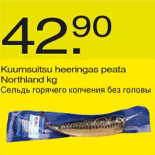 Allahindlus - Kuumsuitsu heeringas peata Northland