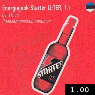 Allahindlus - Energiajook Starter Li:TER, 1 l