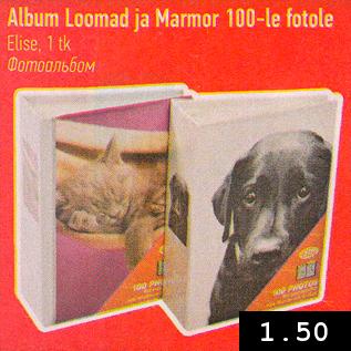Allahindlus - Album Loomad ja Marmor 100-le fotole