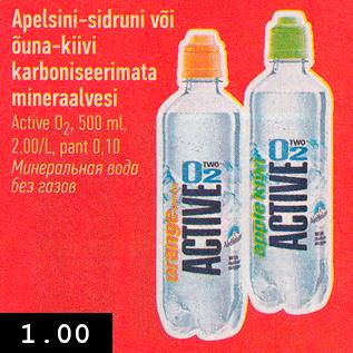 Скидка - Минеральная вода без газов