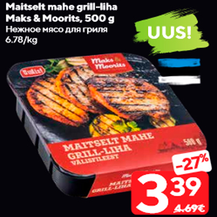 Allahindlus - Maitselt mahe grill-liha Maks & Moorits, 500 g