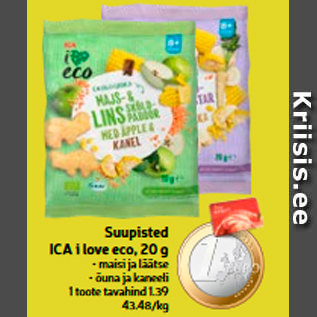 Allahindlus - Suupisted ICA i love eco, 20 g