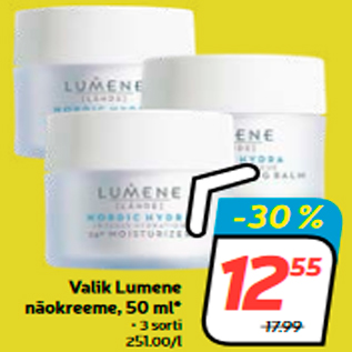 Allahindlus - Valik Lumene näokreeme, 50 ml*