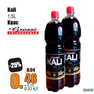 Allahindlus - Kali 1,5L