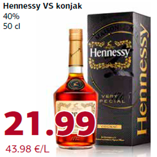 Скидка - Коньяк Hennessy VS